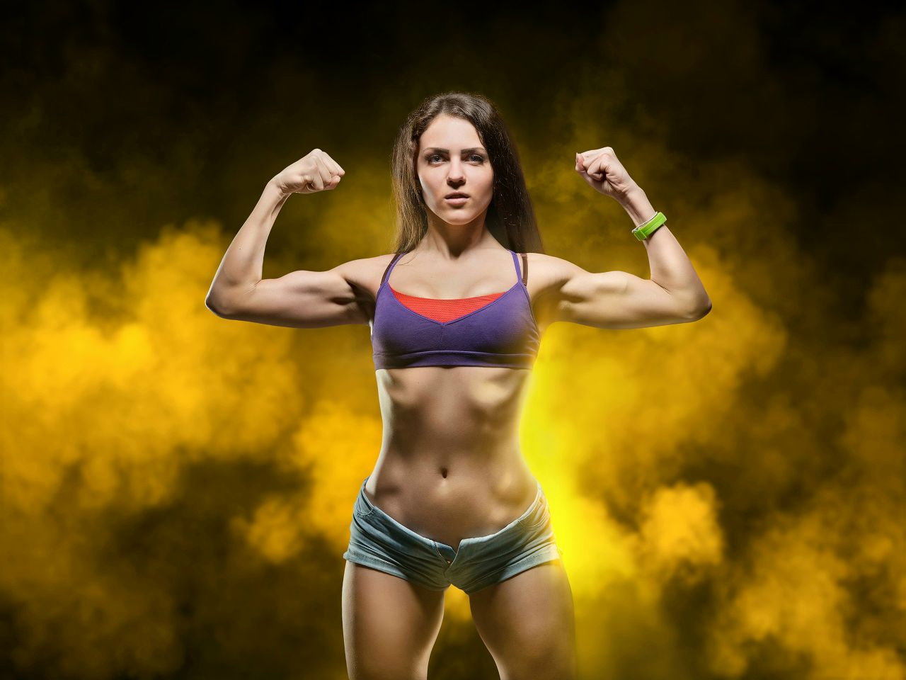 Athletic girls in Jingmen